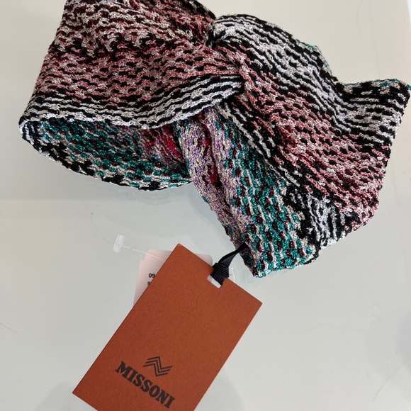 MISSONI Chevron Knotted Headband main image 10